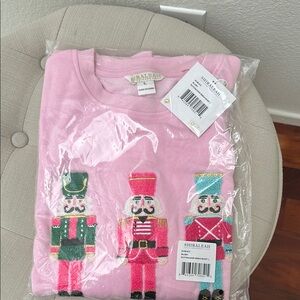 Shiraleah Pink Nutcracker Sweater